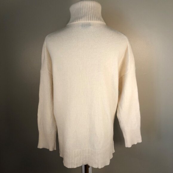 Polo Ralph Lauren Italian Merino Wool 3/4 Sleeve Turtleneck Sweater Size M - Picture 2 of 8